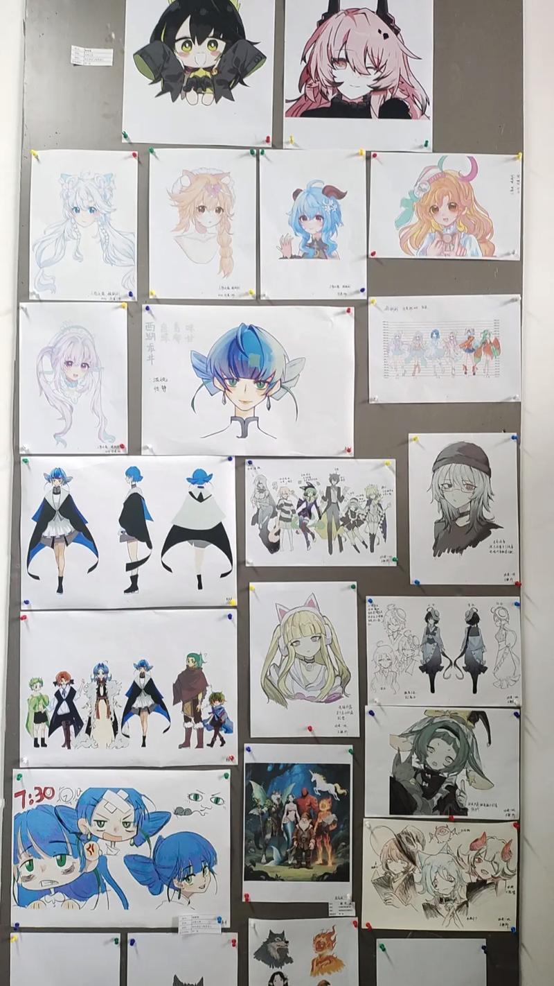 广美动漫设计专业 角色设定与场景设计展