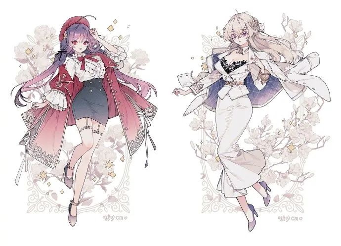 动漫手绘——少女手绘服饰设计表现